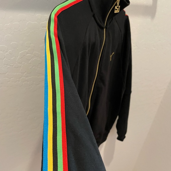Jamaican Colored Puma Full Zip Jacket - Picture 4 of 4